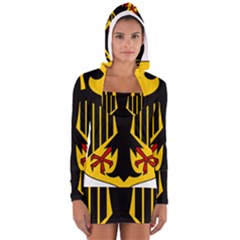 Coat Of Arms Of Germany Women s Long Sleeve Hooded T-shirt by abbeyz71