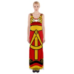 National Emblem Of East Germany  Maxi Thigh Split Dress by abbeyz71