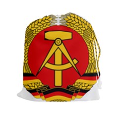 National Emblem Of East Germany  Drawstring Pouches (xxl) by abbeyz71