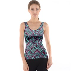 Stylized Texture Luxury Ornate Tank Top by dflcprintsclothing