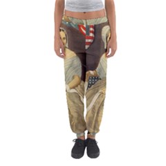 Betsy Ross Author Of The First American Flag And Seal Patriotic Usa Vintage Portrait Women s Jogger Sweatpants by yoursparklingshop