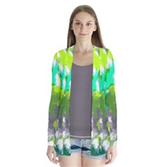 Abstract Watercolor Background Wallpaper Of Watercolor Splashes Green Hues Cardigans