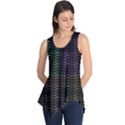 Multicolor Pattern Digital Computer Graphic Sleeveless Tunic View1