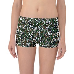 Camouflaged Seamless Pattern Abstract Boyleg Bikini Bottoms by Nexatart