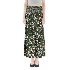 Camouflaged Seamless Pattern Abstract Maxi Skirts by Nexatart