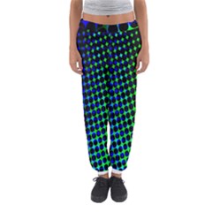 Digitally Created Halftone Dots Abstract Background Design Women s Jogger Sweatpants by Nexatart