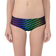 Digitally Created Halftone Dots Abstract Background Design Classic Bikini Bottoms