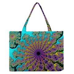 Beautiful Mandala Created With Fractal Forge Medium Zipper Tote Bag by Nexatart
