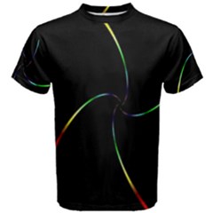 Digital Computer Graphic Men s Cotton Tee by Nexatart