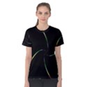 Digital Computer Graphic Women s Cotton Tee View1