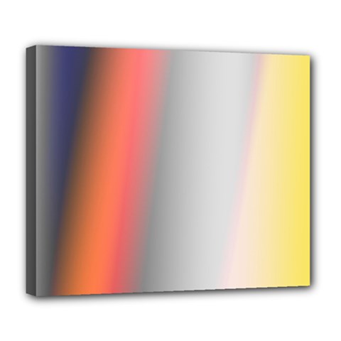 Digitally Created Abstract Colour Blur Background Deluxe Canvas 24  X 20   by Nexatart