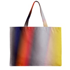 Digitally Created Abstract Colour Blur Background Zipper Mini Tote Bag by Nexatart