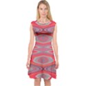 Hard Boiled Candy Abstract Capsleeve Midi Dress View1