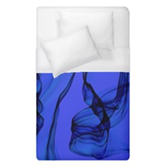 Blue Velvet Ribbon Background Duvet Cover (single Size) by Nexatart
