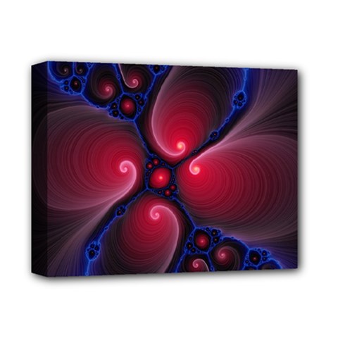 Color Fractal Pattern Deluxe Canvas 14  X 11  by Nexatart