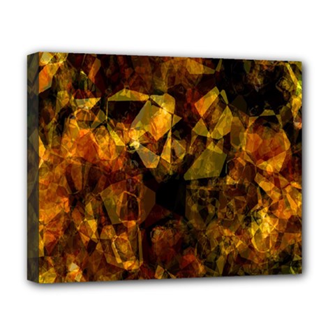 Autumn Colors In An Abstract Seamless Background Deluxe Canvas 20  X 16   by Nexatart