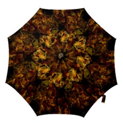 Autumn Colors In An Abstract Seamless Background Hook Handle Umbrellas (medium)