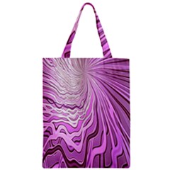 Light Pattern Abstract Background Wallpaper Zipper Classic Tote Bag