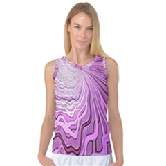 Light Pattern Abstract Background Wallpaper Women s Basketball Tank Top