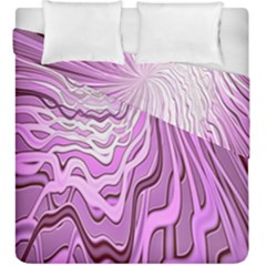 Light Pattern Abstract Background Wallpaper Duvet Cover Double Side (King Size)