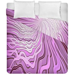 Light Pattern Abstract Background Wallpaper Duvet Cover Double Side (California King Size)