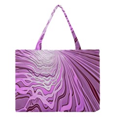 Light Pattern Abstract Background Wallpaper Medium Tote Bag