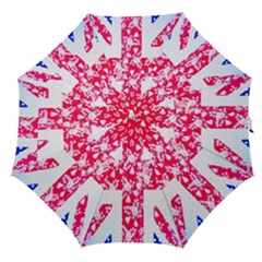 British Flag Abstract British Union Jack Flag In Abstract Design With Flowers Straight Umbrellas by Nexatart