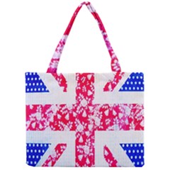 British Flag Abstract British Union Jack Flag In Abstract Design With Flowers Mini Tote Bag