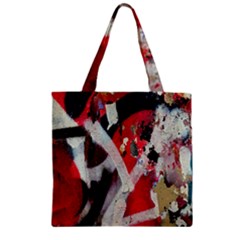 Abstract Graffiti Background Wallpaper Of Close Up Of Peeling Zipper Grocery Tote Bag by Nexatart