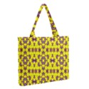 Yellow Seamless Wallpaper Digital Computer Graphic Medium Zipper Tote Bag View2