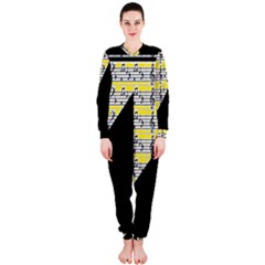 Note Abstract Paintwork Onepiece Jumpsuit (ladies) 