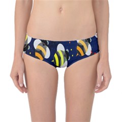 Bees Cartoon Bee Pattern Classic Bikini Bottoms by Nexatart