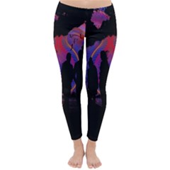 Abstract Surreal Sunset Classic Winter Leggings by Nexatart
