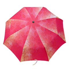 Abstract Red And Gold Ink Blot Gradient Folding Umbrellas