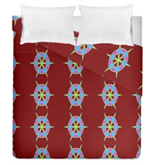 Geometric Seamless Pattern Digital Computer Graphic Wallpaper Duvet Cover Double Side (queen Size) by Nexatart