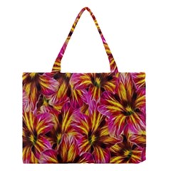 Floral Pattern Background Seamless Medium Tote Bag by Nexatart