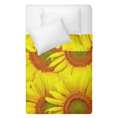 Sunflowers Background Wallpaper Pattern Duvet Cover Double Side (single Size) by Nexatart