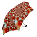 Stylish Background With Flowers Mini Folding Umbrellas View2