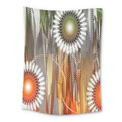 Floral Abstract Pattern Background Medium Tapestry