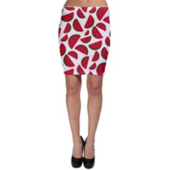 Fruit Watermelon Seamless Pattern Bodycon Skirt by Nexatart