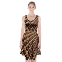 Construction Site Rusty Frames Making A Construction Site Abstract Racerback Midi Dress by Nexatart