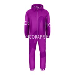 Zodiac Capricorn Purple Hooded Jumpsuit (kids) by Mariart