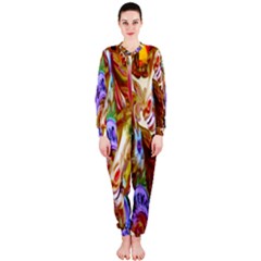 3 Carousel Ride Horses Onepiece Jumpsuit (ladies)  by Nexatart