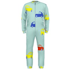 Car Yellow Blue Orange Onepiece Jumpsuit (men) 