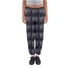 Black Cell Leather Retro Car Seat Textures Women s Jogger Sweatpants by Nexatart