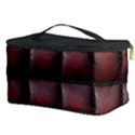 Red Cell Leather Retro Car Seat Textures Cosmetic Storage Case View3