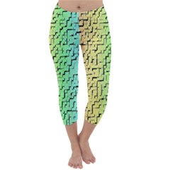 A Creative Colorful Background Capri Winter Leggings  by Nexatart