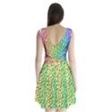 A Creative Colorful Background Split Back Mini Dress  View2