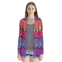 Colorful Floral Pattern Background Cardigans by Nexatart