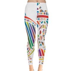 Colorful Fish Animals Rainbow Leggings  by Mariart